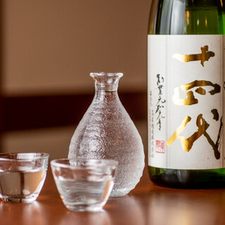 定番から希少な日本酒、こだわりの焼酎をお料理とご一緒に◎