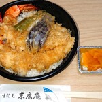 末広庵 - 海老天丼(上) 持帰り