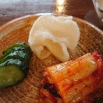 蕎麦処 若佐 - キムチ旨い