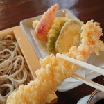 蕎麦処 若佐 - 海老天