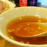 中華料理 鳳凰 - 神スープで箸休め。これが美味いんだよ。