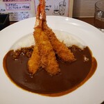 魚とカレーのお店 - エビフライ3本カレー