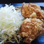 からやま - セットの唐揚げ