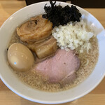 煮干らーめん 川むら - 背・あぶら煮干らーめん 味玉サービス