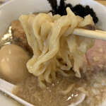 煮干らーめん 川むら - ピロピロとヤンチャな麺