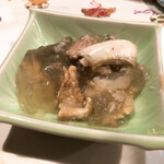 うを徳 - 尾久島縞鯵の煮こごり