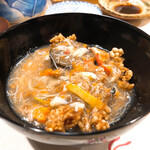 うを徳 - 京都堀川牛蒡･せいこ蟹･釧路牡蠣のあんかけとおこげ