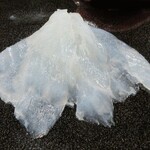 日本橋蛎殻町 すぎた - カワハギ。（独特の「盛り」）