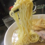 ラーメン ふくや - しおラーメンの麺のアップ　【　２０１２年８月　】