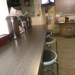 ラーメン ふくや - 店内　【　２０１２年８月　】