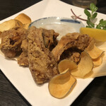 旬鮮つるの家 - フグの唐揚げ