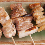 三代目 あら兵衛 - 串焼き5本盛合せ