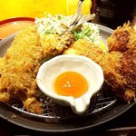 串亭 - 「鯵フライと地鶏つくねカツ（2020.11）