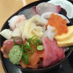 ごはん処 藤井堂 - 藤井堂のおまかせ丼 ※拡大 (2020.12.26)