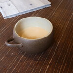 カフェ アシンメトリー - サツマイモのスープ