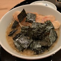 まき村 - 名物の鯛茶漬け