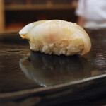 寒ヒラメの昆布締め