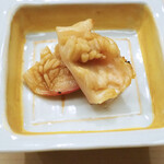 日本橋蛎殻町 すぎた - 北寄貝に生姜醤油焼き