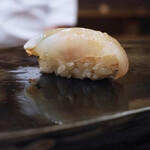 日本橋蛎殻町 すぎた - 寒ヒラメの昆布締め