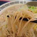 岐阜タンメン - 麺 リフト