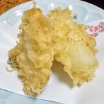 日本橋 - イカの天ぷら