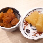 日本橋蛎殻町 すぎた - ⚫雲丹の佃煮　数の子