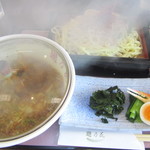 遊乃花 - 大涌谷地獄つけ麺（湯気がでます！！）