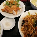 Chuukashuka Fukurou - ランチ、豚と卵の炒め