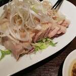 Kanton Kaisen Shuke Douki - 蒸し鶏ネギ生姜ソース中サイズ