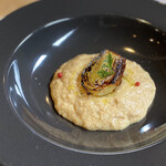 Aso うぶやま キュッフェ - 大豆と玉ねぎのスープ