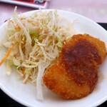聚福園 - ニンニク芽と豚肉炒め定食
