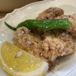 料理屋 幸森 - フグの唐揚げ。無限に食べられます。