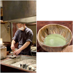 たでの葉 - ご主人が立てて下さったおうす