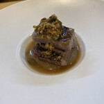 味乃しゅうか - 牛ロース　三升漬ソース