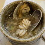 味乃しゅうか - 山芋の下に　タチ　アサリ
      