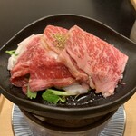 東條 - セリのすき焼き