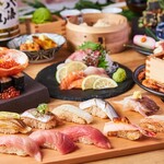 Sushi Ebisu - 忘年会、新年会、歓送迎会など宴会コースご用意しております
