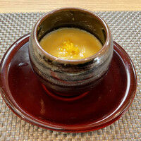 御料理 ひさまつ - 先付け
                    自家製豆腐 柚子味噌餡掛