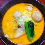 麺の風 祥気 - かぐら味噌白湯そば@1000