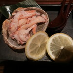 いかの墨 新潟駅前店 - 紅ずわい蟹の甲羅盛り(1,180円)