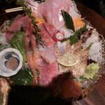 いかの墨 新潟駅前店 - 特選お造り盛り合わせ7点盛り(3,180円)