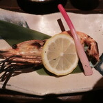 いかの墨 - 南蛮海老の焼きもの(790円)