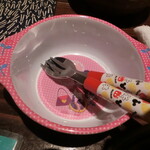 いかの墨 - 子ども用のカトラリー