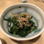 大衆割烹 三州屋 - 春菊お浸し