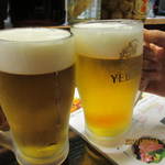 居酒屋 みこし - エビス生