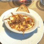 La Brianza - トリュフグラタンピエモンテ風白トリュフで。ふわり上品な香りが素晴らしい♡