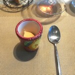 La Brianza - アメーラトマトのソルベ、おいしいお口直し♪