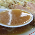 ラーメン二郎 - よく混ぜたほうがいいよ