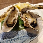 宮島グランドホテル 有もと - 蒸し牡蠣。蒸しても美味しいんだなぁ。