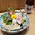 魚と酒 つりや - 料理写真:つりやのお刺身盛り合わせと富山県酒造組合 富山ブレンド90ml